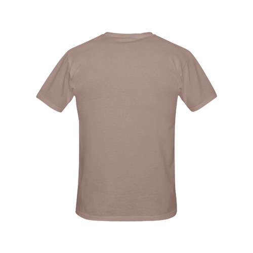 Desert Taupe All Over Print T-Shirt for Women (USA Size) (Model T40)