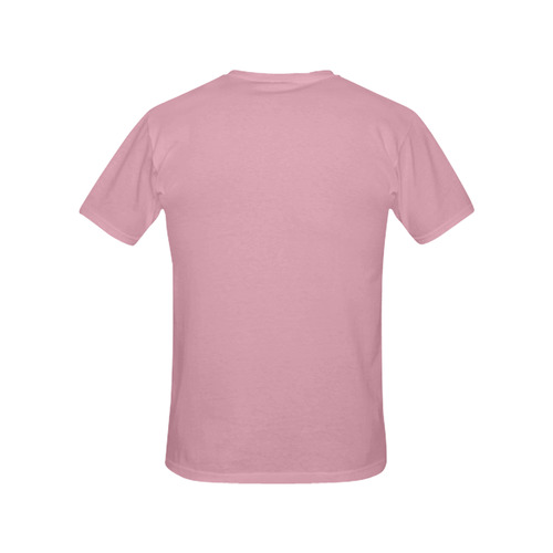 Sea Pink All Over Print T-Shirt for Women (USA Size) (Model T40)