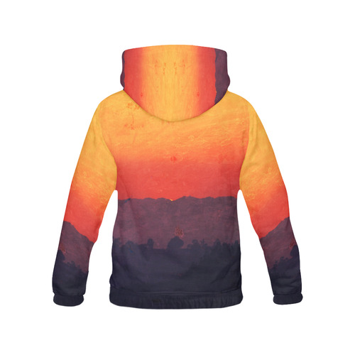 Five Shades of Sunset All Over Print Hoodie for Men (USA Size) (Model H13)