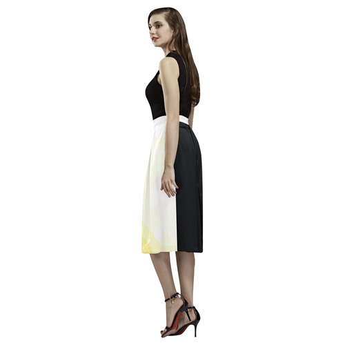 Ladies designers long skirt : Beach girl Aoede Crepe Skirt (Model D16)