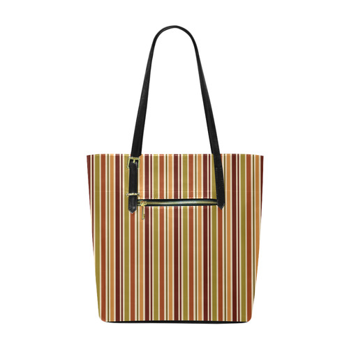 GREEN STRIPE Euramerican Tote Bag/Small (Model 1655)