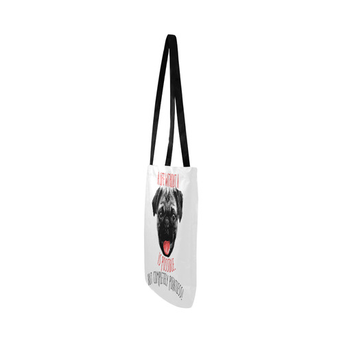 A life without a PUG / carlin is possible but … Reusable Shopping Bag Model 1660 (Two sides)