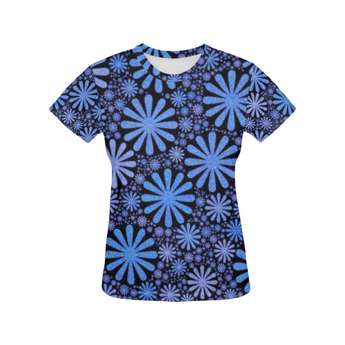 lovely shapes 716B All Over Print T-Shirt for Women (USA Size) (Model T40)
