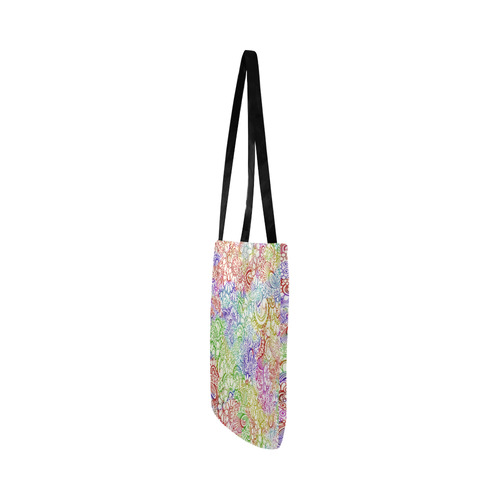 India Paisley Pattern - light watercolor grunge Reusable Shopping Bag Model 1660 (Two sides)