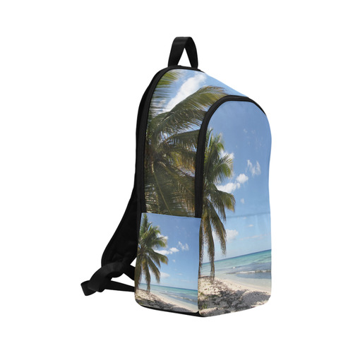 Isla Saona Caribbean Paradise Beach Fabric Backpack for Adult (Model 1659)