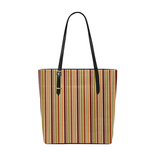 GREEN STRIPE Euramerican Tote Bag/Small (Model 1655)