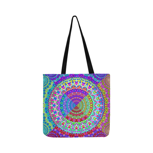 4 Triangles Power Mandala multicolored Reusable Shopping Bag Model 1660 (Two sides)