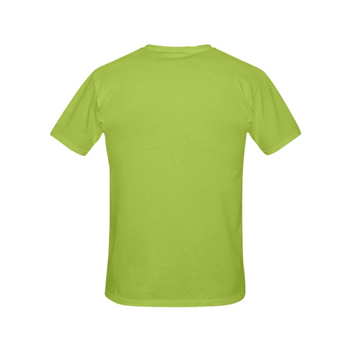 Lime All Over Print T-Shirt for Women (USA Size) (Model T40)