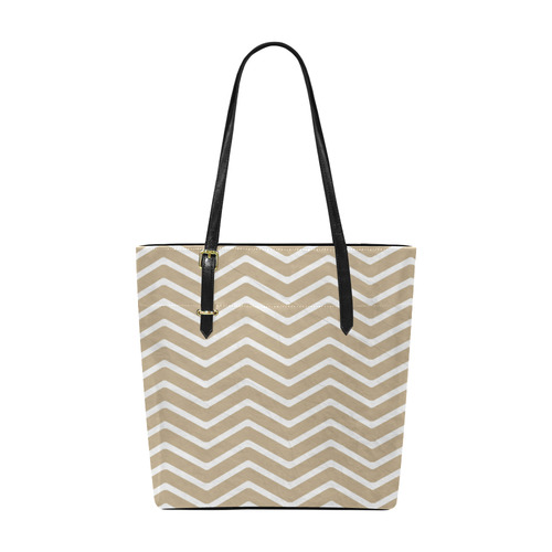 Chevron Paper Euramerican Tote Bag/Small (Model 1655)