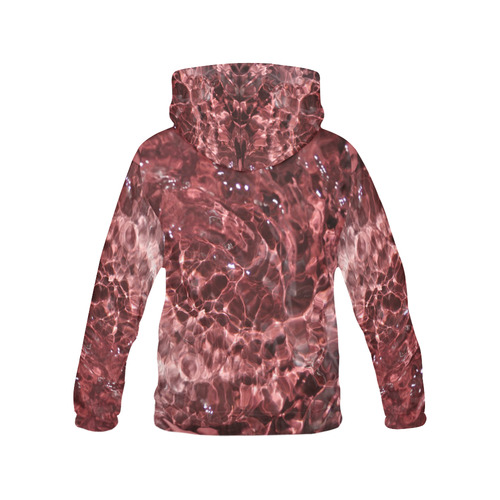 cotton candy art All Over Print Hoodie for Women (USA Size) (Model H13)