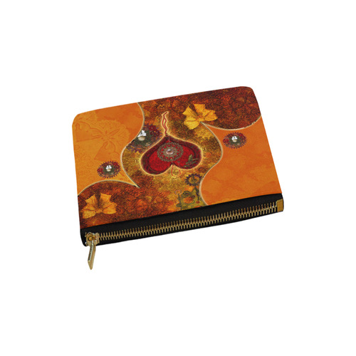 Steampunk decorative heart Carry-All Pouch 6''x5''