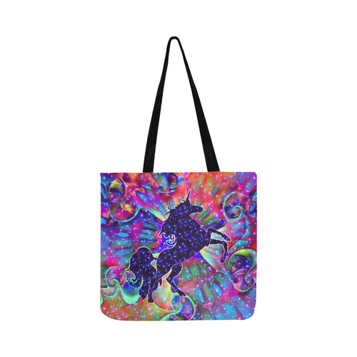 UNICORN OF THE UNIVERSE multicolored Reusable Shopping Bag Model 1660 (Two sides)