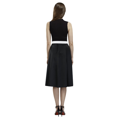 Ladies designers long skirt : Beach girl Aoede Crepe Skirt (Model D16)