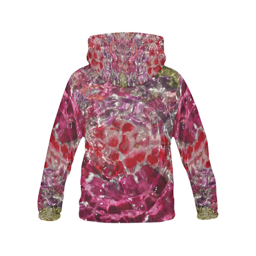 Petal Mania All Over Print Hoodie for Women (USA Size) (Model H13)