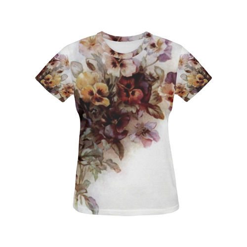 Vintage Pansy Floral