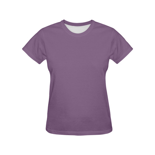 Crushed Grape All Over Print T-Shirt for Women (USA Size) (Model T40)