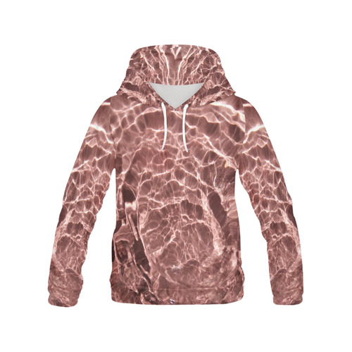 blush dip All Over Print Hoodie for Women (USA Size) (Model H13)