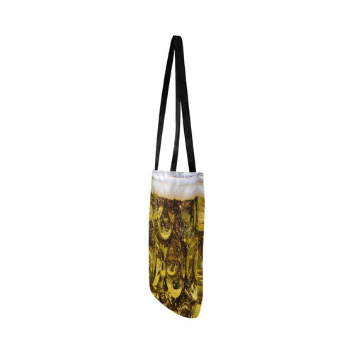 Photography - real GLASS OF BEER Reusable Shopping Bag Model 1660 (Two sides)