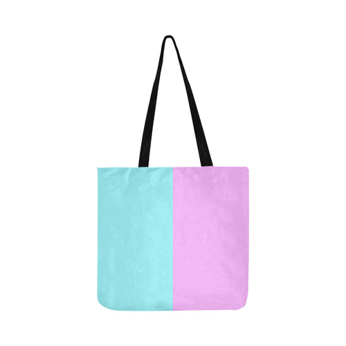 Only two Colors: Turquoise - Light Pink Reusable Shopping Bag Model 1660 (Two sides)