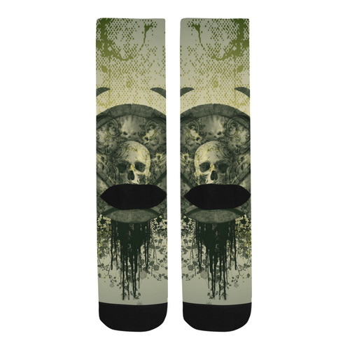 Skulls with crows Trouser Socks