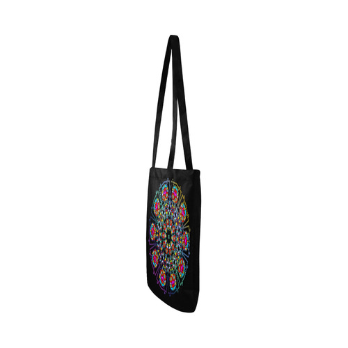 CRAZY HAPPY FREAK Mandala multicolored Reusable Shopping Bag Model 1660 (Two sides)