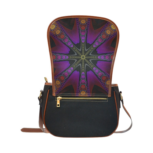 Folklore Saddle Bag/Small (Model 1649)(Flap Customization)