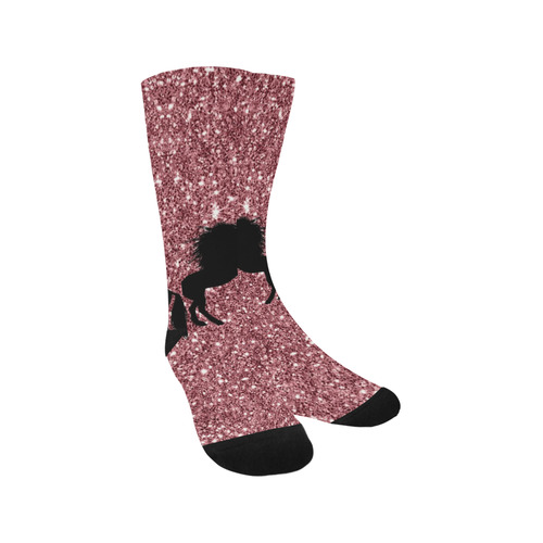 sparkling unicorn pink by JamColors Trouser Socks