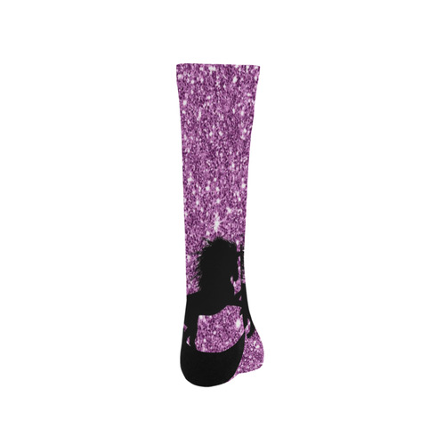 sparkling unicorn lilac by JamColors Trouser Socks