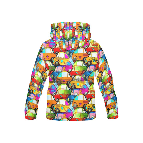 Traffic by Nico Bielow All Over Print Hoodie for Kid (USA Size) (Model H13)