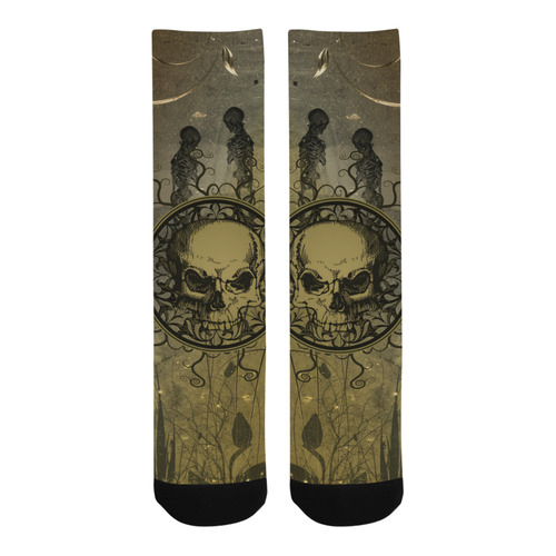 Amazing skull with skeletons Trouser Socks