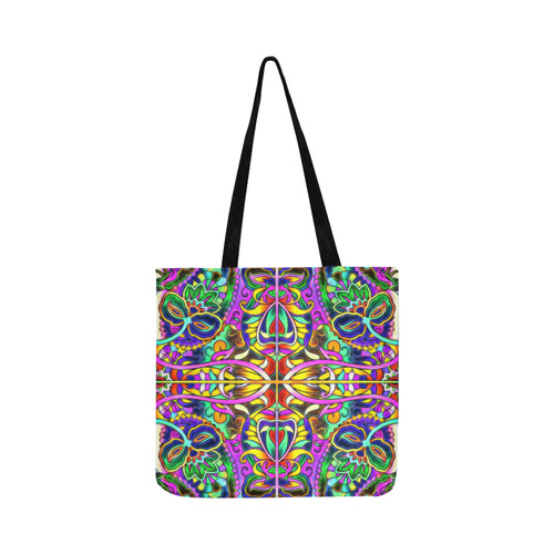 Oriental Ornaments Mosaic multicolored Reusable Shopping Bag Model 1660 (Two sides)