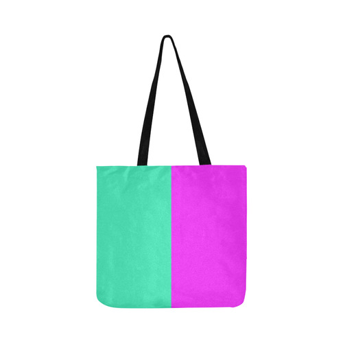 Only two Colors: Pink - Light Ocean Green Reusable Shopping Bag Model 1660 (Two sides)