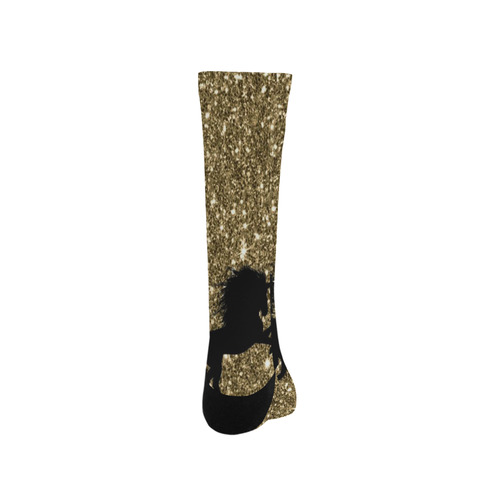 sparkling unicorn golden by JAMcolors Trouser Socks