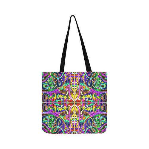 Oriental Ornaments Mosaic multicolored Reusable Shopping Bag Model 1660 (Two sides)