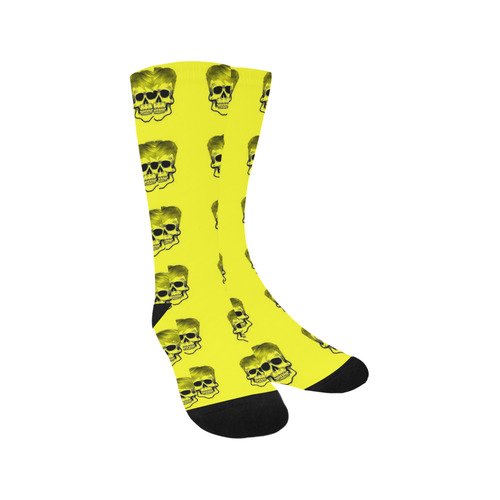 Funny Skull Pattern, yellow