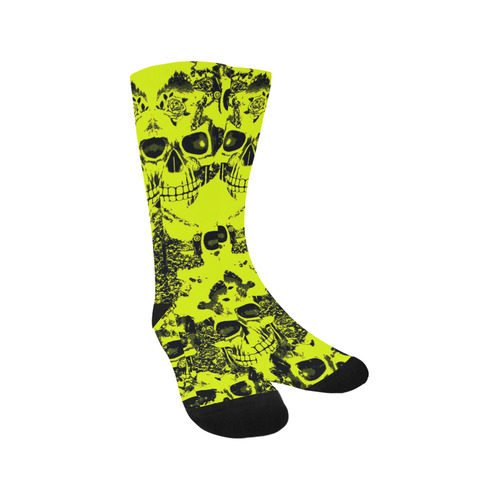 cloudy Skulls black yellow by JamColors