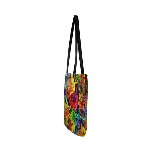 Photography Colorfully Asters Flowers Pattern Reusable Shopping Bag Model 1660 (Two sides)