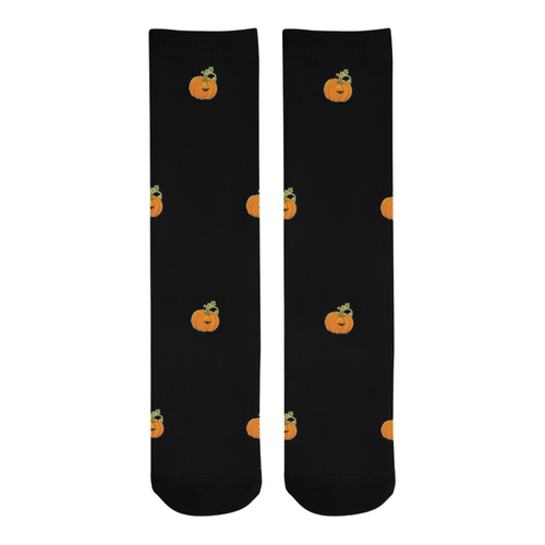 Halloween pumpkin 2 pattern Trouser Socks