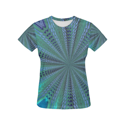 AQSWRL All Over Print T-Shirt for Women (USA Size) (Model T40)
