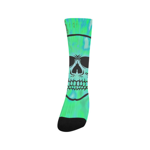 color bursting skull D Trouser Socks