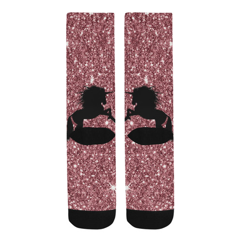 sparkling unicorn pink by JamColors Trouser Socks