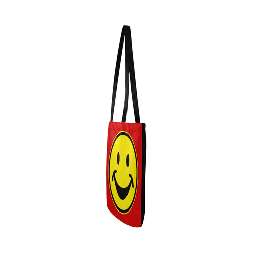 Funny yellow SMILEY for happy people Reusable Shopping Bag Model 1660 (Two sides)