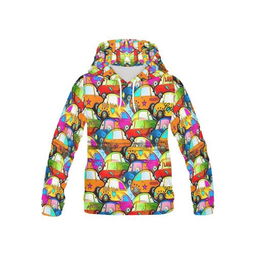 Traffic by Nico Bielow All Over Print Hoodie for Kid (USA Size) (Model H13)