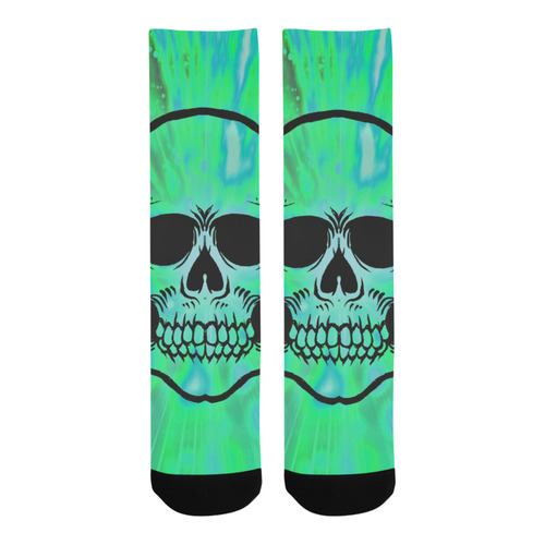 color bursting skull D Trouser Socks