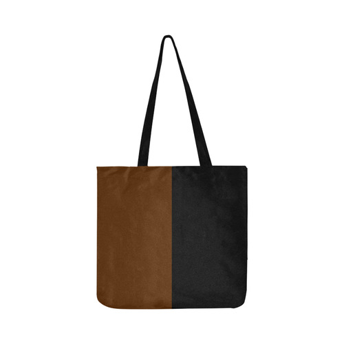 Only two Colors: Dark Brown - Black Reusable Shopping Bag Model 1660 (Two sides)