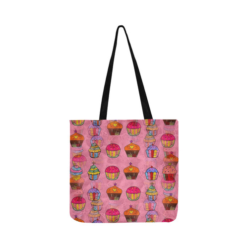 Cupcake Popart by Nico Bielow Reusable Shopping Bag Model 1660 (Two sides)