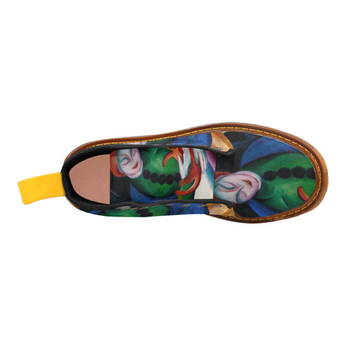 Girl With Cat II  by Franz Marc Martin Boots For Women Model 1203H