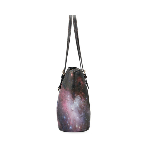 Eagle Nebula Leather Tote Bag/Large (Model 1640)