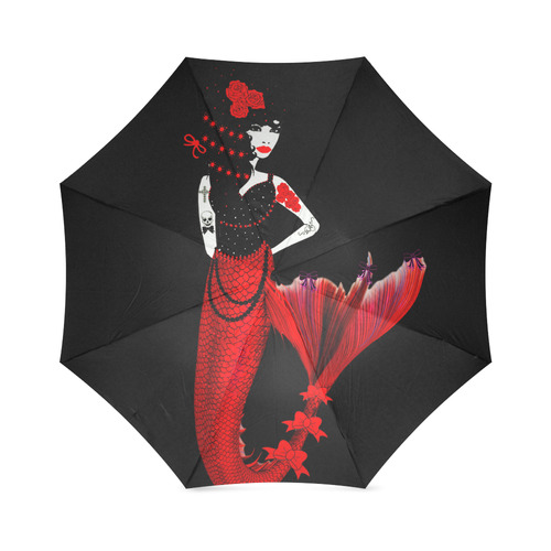 monique the queen of the mermaids Foldable Umbrella (Model U01)