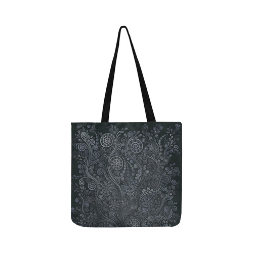 Soft Blue 3D Ornamental Reusable Shopping Bag Model 1660 (Two sides)